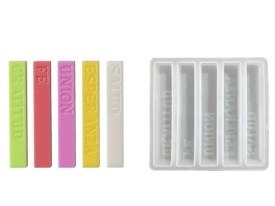 Molde silicona 5 velas intenciones